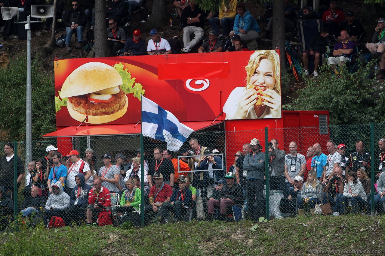 GP BELGIO, 24.08.2013- Prove Libere 3, Fans