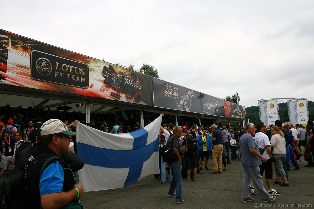GP BELGIO, 24.08.2013- Prove Libere 3, Fans