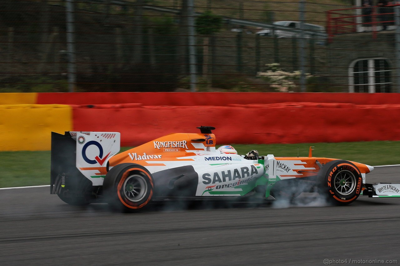 GP BELGIO, 24.08.2013- Prove Libere 3, Paul di Resta (GBR) Sahara Force India F1 Team VJM06 