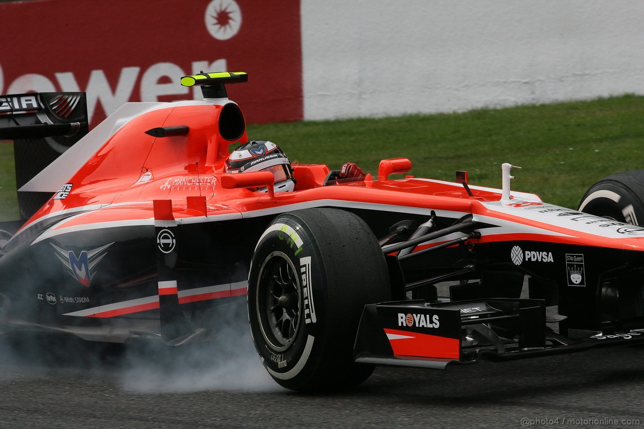 GP BELGIO, 24.08.2013- Prove Libere 3, Max Chilton (GBR), Marussia F1 Team MR02 