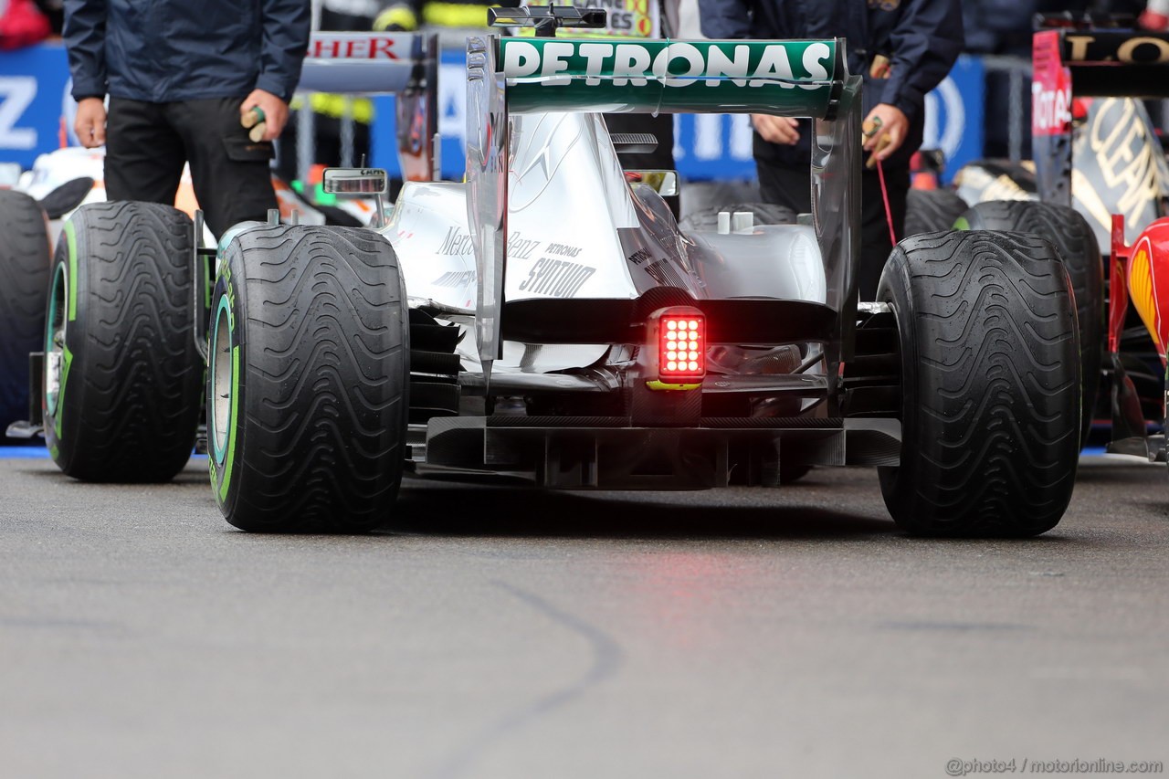 GP BELGIO, 24.08.2013- Qualifiche, Nico Rosberg (GER) Mercedes AMG F1 W04 