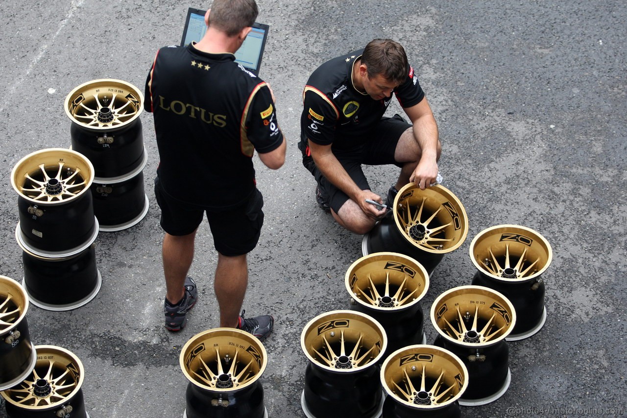 GP BELGIO, 24.08.2013- OZ Wheels