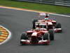 GP BELGIO, 24.08.2013- Qualifiche, Felipe Massa (BRA) Ferrari F138 davanti a Fernando Alonso (ESP) Ferrari F138 