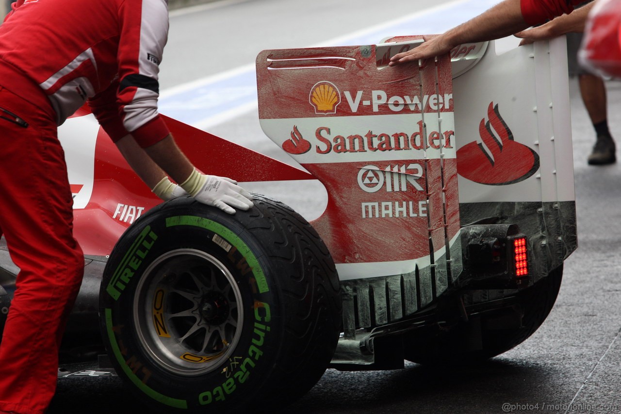 GP BELGIO, 23.08.2013- Prove Libere 1, Felipe Massa (BRA) Ferrari F138 