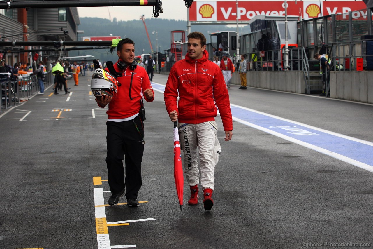 GP BELGIO, 23.08.2013- Prove Libere 1, Jules Bianchi (FRA) Marussia F1 Team MR02 