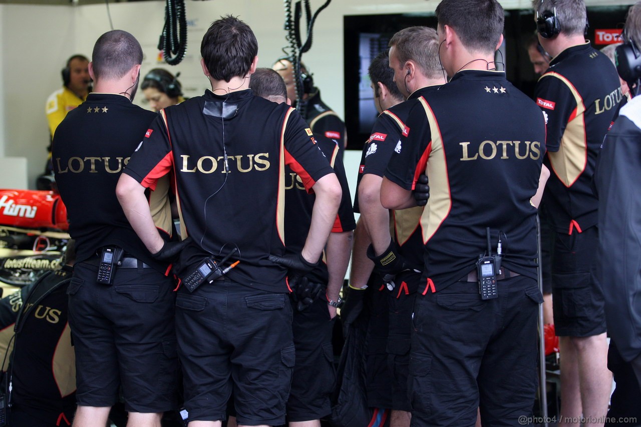 GP BELGIO, 23.08.2013- Prove Libere 1, Mechanics Lotus