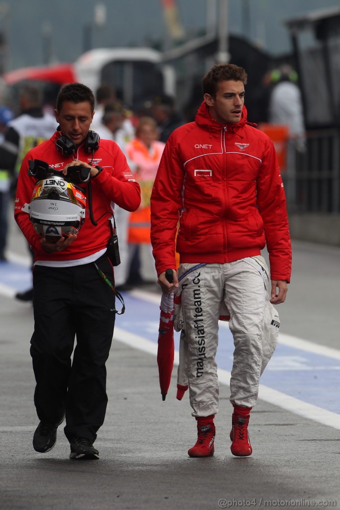 GP BELGIO, 23.08.2013- Prove Libere 1, Jules Bianchi (FRA) Marussia F1 Team MR02 