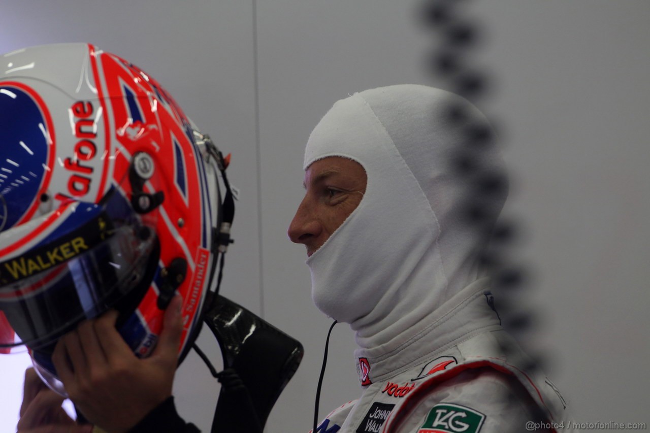 GP BELGIO, 23.08.2013- Prove Libere 1, Jenson Button (GBR) McLaren Mercedes MP4-28 