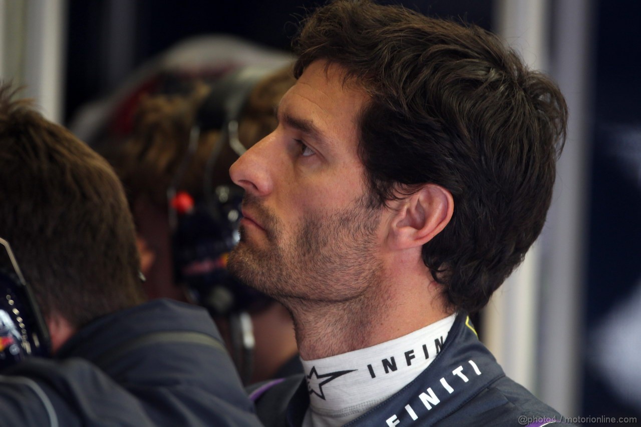 GP BELGIO, 23.08.2013- Prove Libere 1, Mark Webber (AUS) Red Bull Racing RB9 