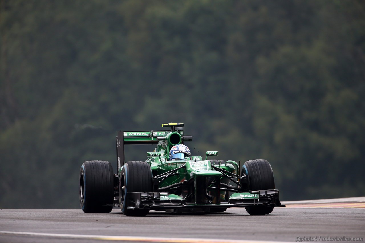 GP BELGIO, 23.08.2013- Prove Libere 1, Charles Pic (FRA) Caterham F1 Team CT03 