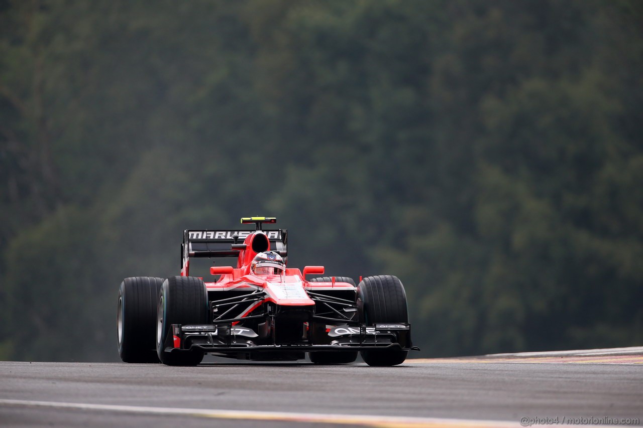 GP BELGIO, 23.08.2013- Prove Libere 1, Max Chilton (GBR), Marussia F1 Team MR02 