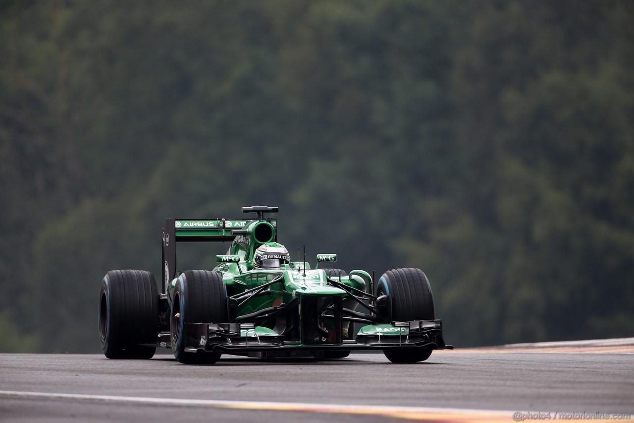 GP BELGIO, 23.08.2013- Prove Libere 1, Giedo Van der Garde (NED), Caterham F1 Team CT03 