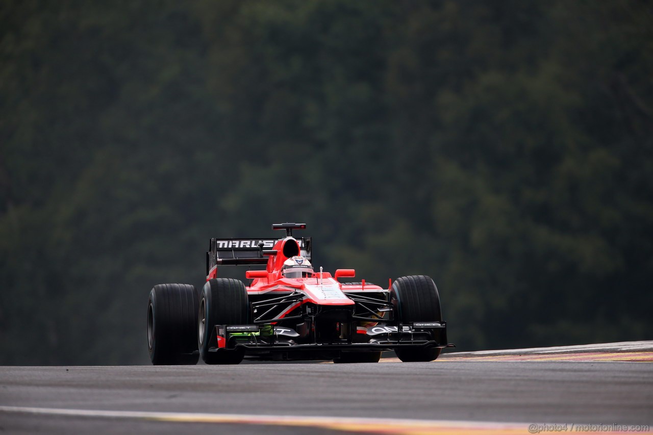 GP BELGIO, 23.08.2013- Prove Libere 1, Jules Bianchi (FRA) Marussia F1 Team MR02 