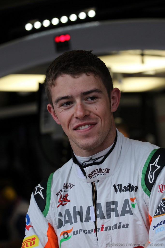 GP BELGIO, 23.08.2013- Prove Libere 1, Paul di Resta (GBR) Sahara Force India F1 Team VJM06 