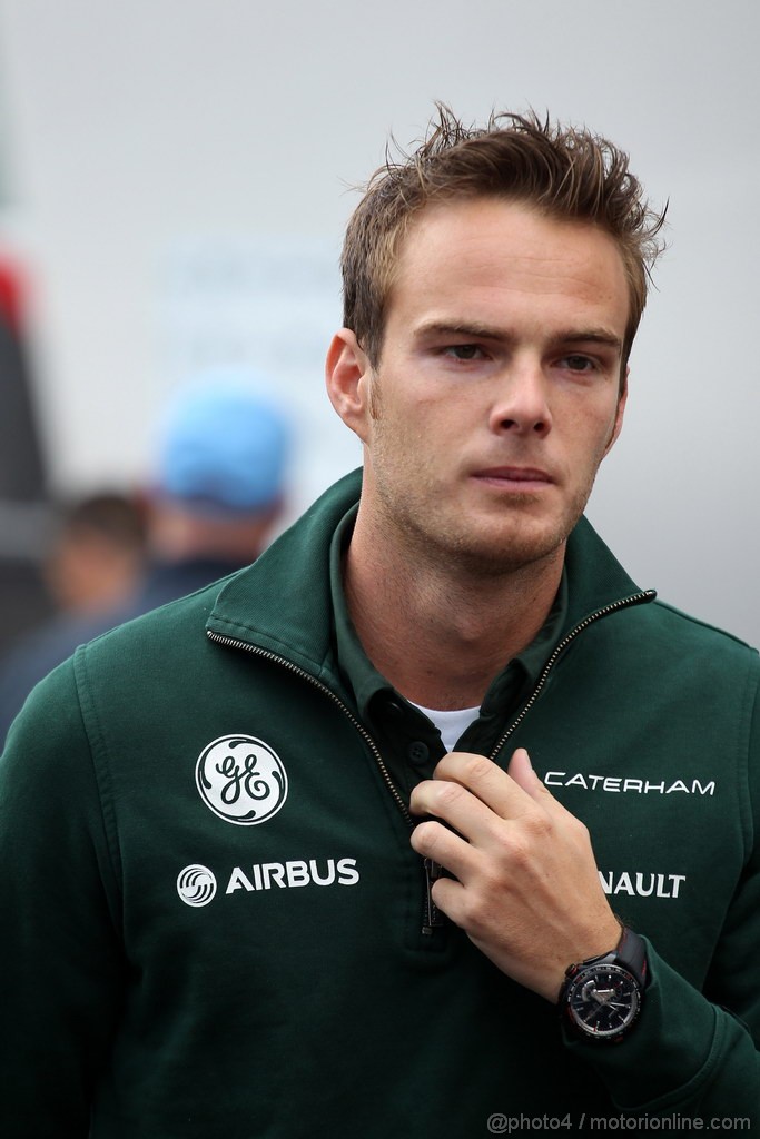 GP BELGIO, 23.08.2013- Prove Libere 1, Giedo Van der Garde (NED), Caterham F1 Team CT03 