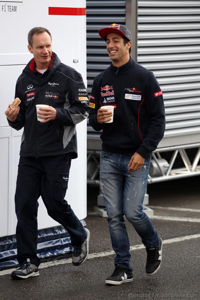 GP BELGIO, 23.08.2013- Daniel Ricciardo (AUS) Scuderia Toro Rosso STR8 