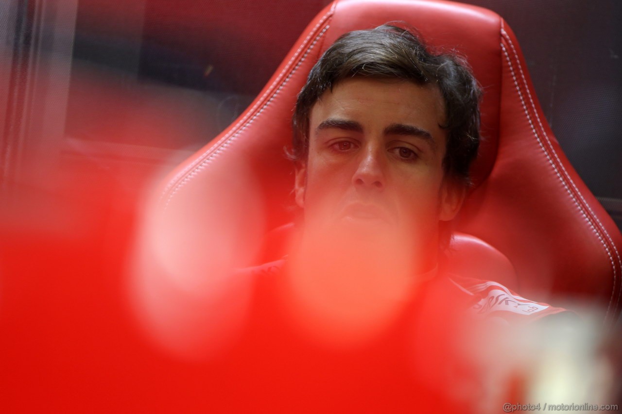 GP BELGIO, 23.08.2013- Prove Libere 1, Fernando Alonso (ESP) Ferrari F138 