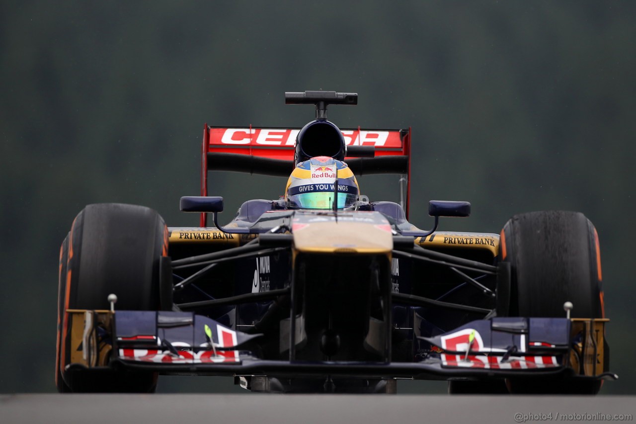 GP BELGIO, 23.08.2013- Prove Libere 1, Jean-Eric Vergne (FRA) Scuderia Toro Rosso STR8 