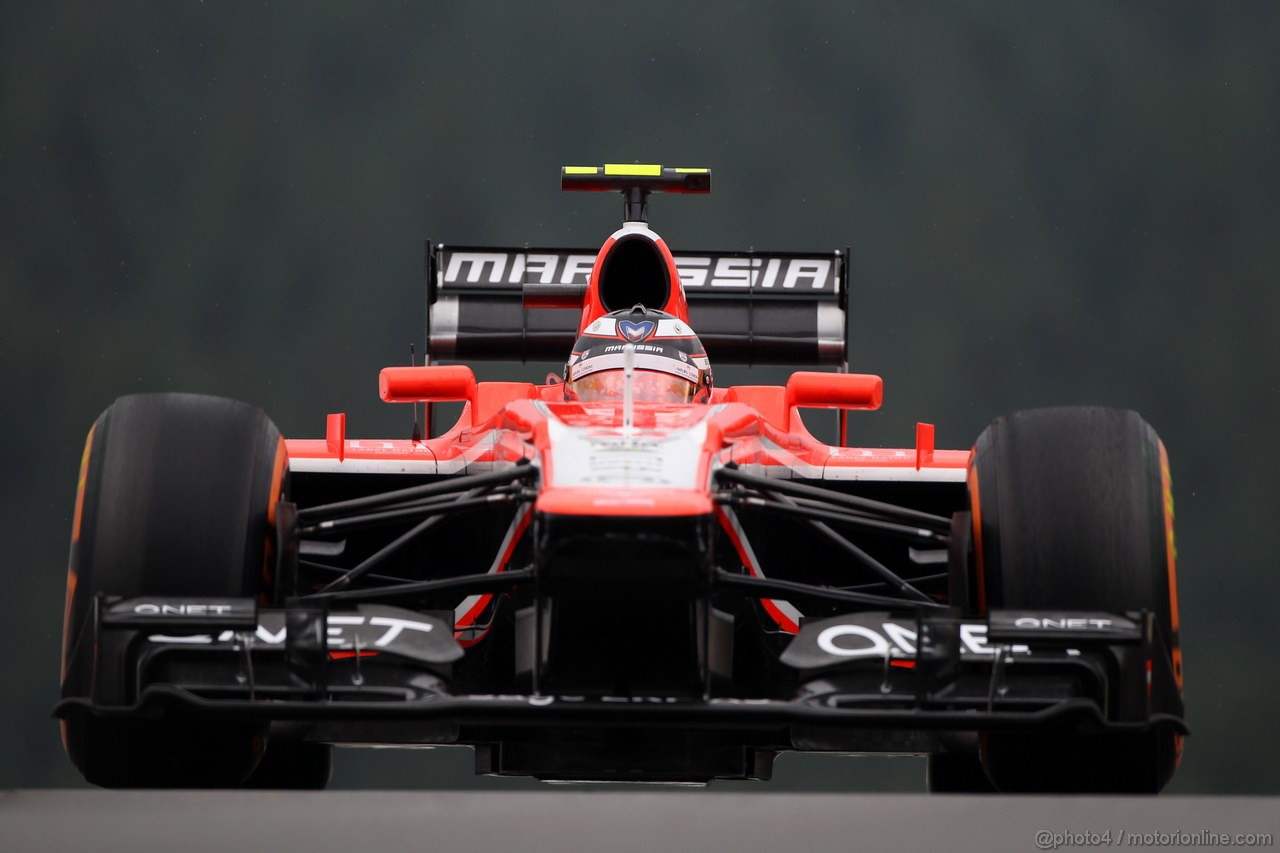 GP BELGIO, 23.08.2013- Prove Libere 1, Max Chilton (GBR), Marussia F1 Team MR02 