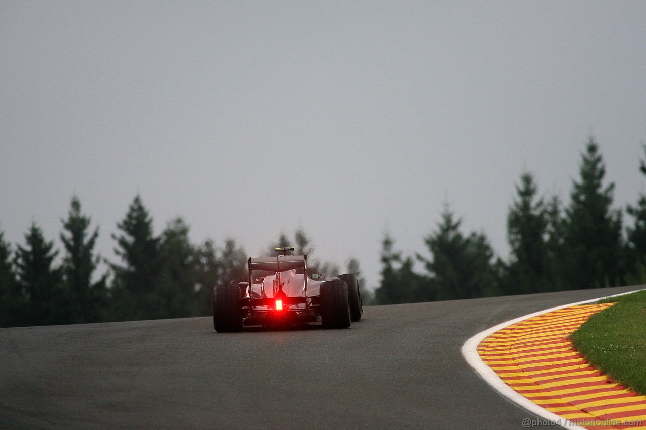 GP BELGIO, 23.08.2013- Prove Libere 1, Esteban Gutierrez (MEX), Sauber F1 Team C32 