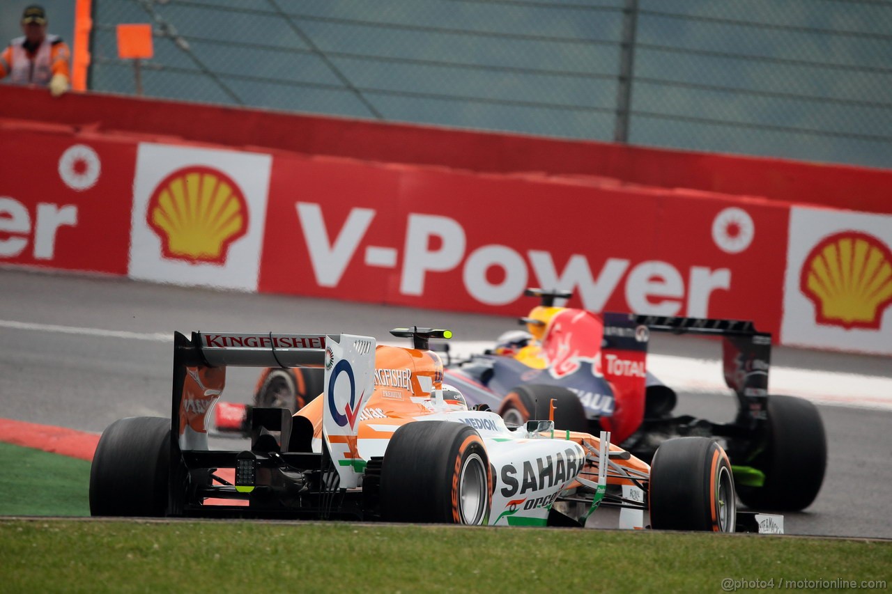 GP BELGIO, 23.08.2013- Prove Libere 1, Adrian Sutil (GER), Sahara Force India F1 Team VJM06 