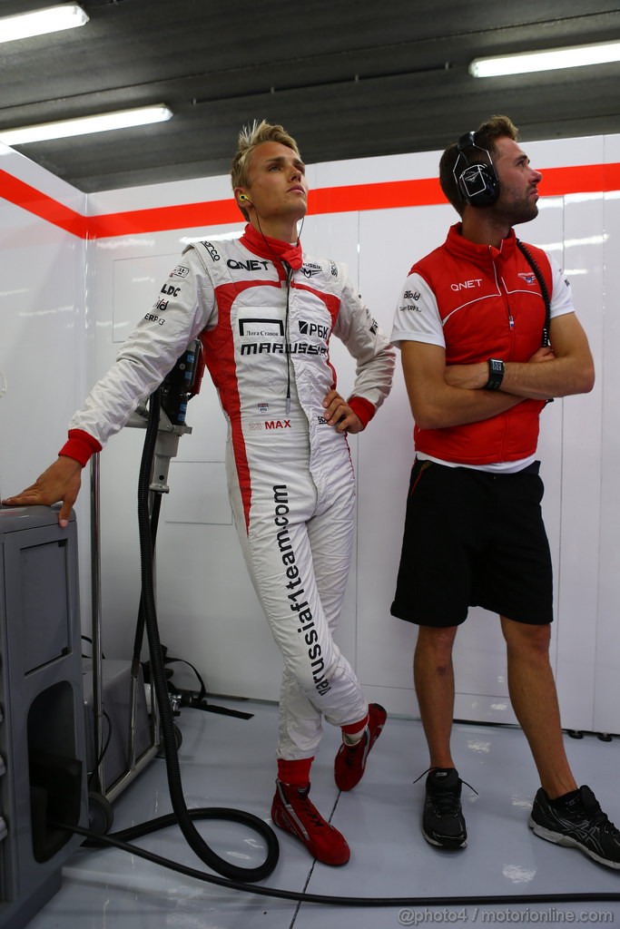 GP BELGIO, 23.08.2013- Prove Libere 1, Max Chilton (GBR), Marussia F1 Team MR02