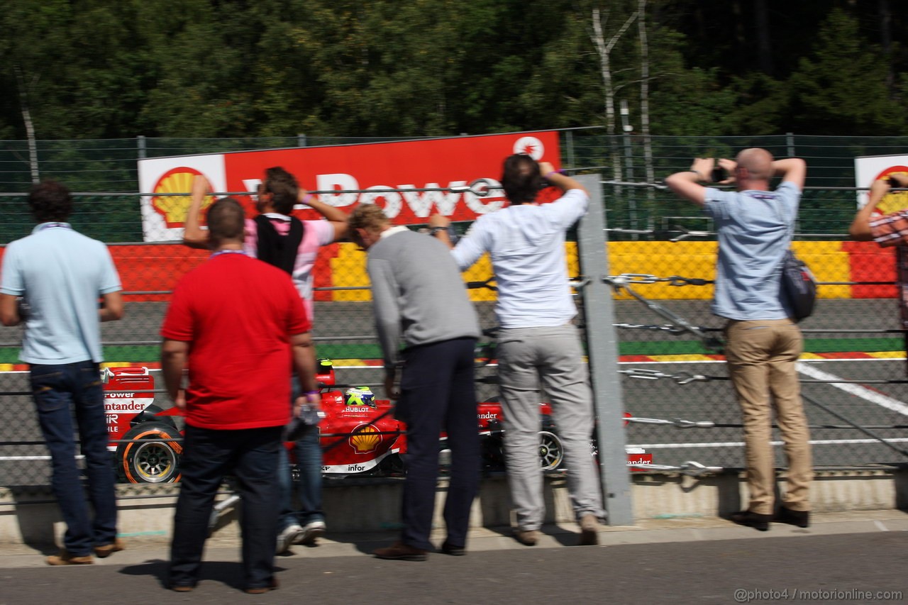 GP BELGIO, 23.08.2013- Prove Libere 2, Felipe Massa (BRA) Ferrari F138 