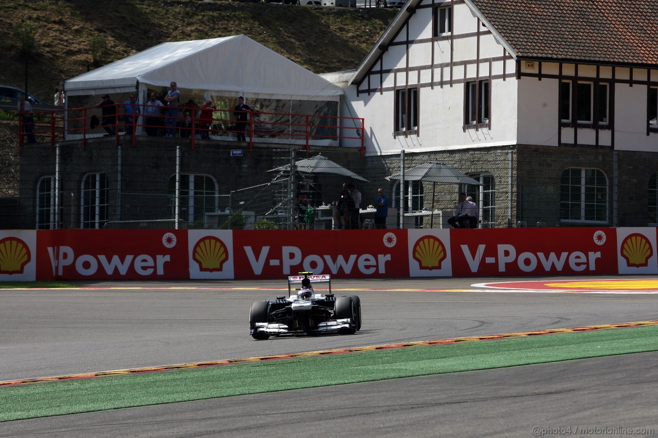 GP BELGIO, 23.08.2013- Prove Libere 2, Valtteri Bottas (FIN), Williams F1 Team FW35 