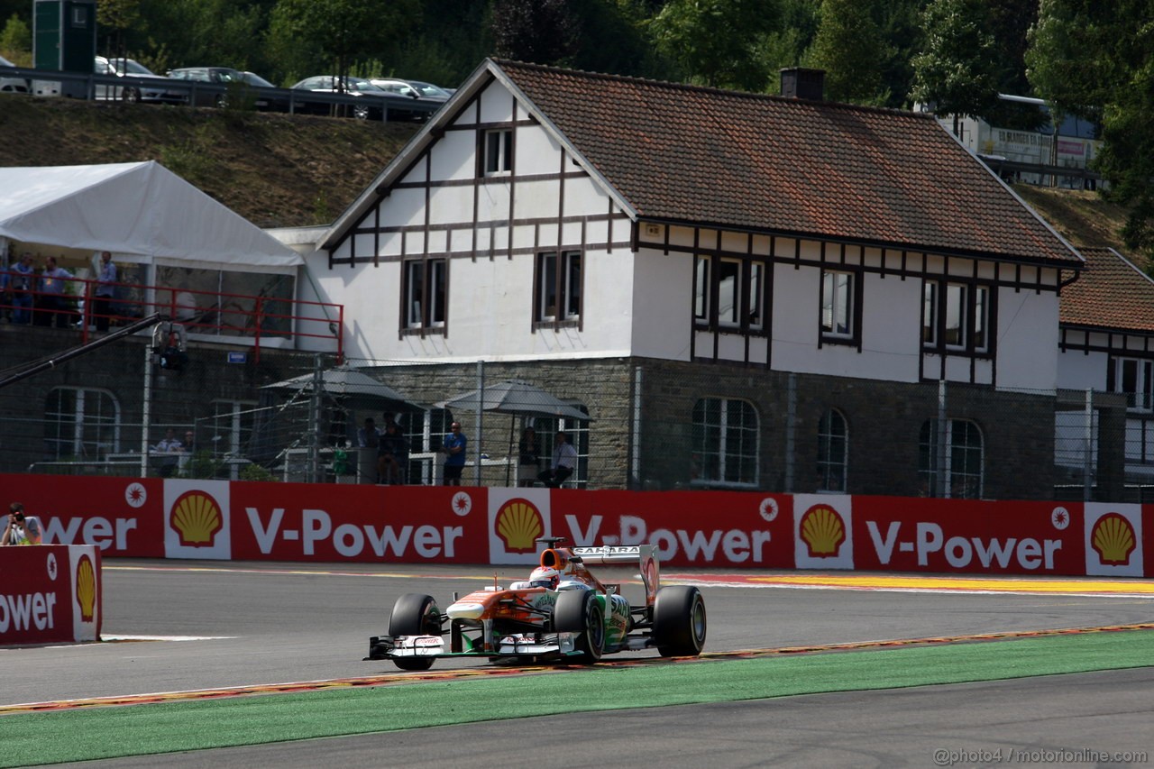 GP BELGIO, 23.08.2013- Prove Libere 2, Paul di Resta (GBR) Sahara Force India F1 Team VJM06 