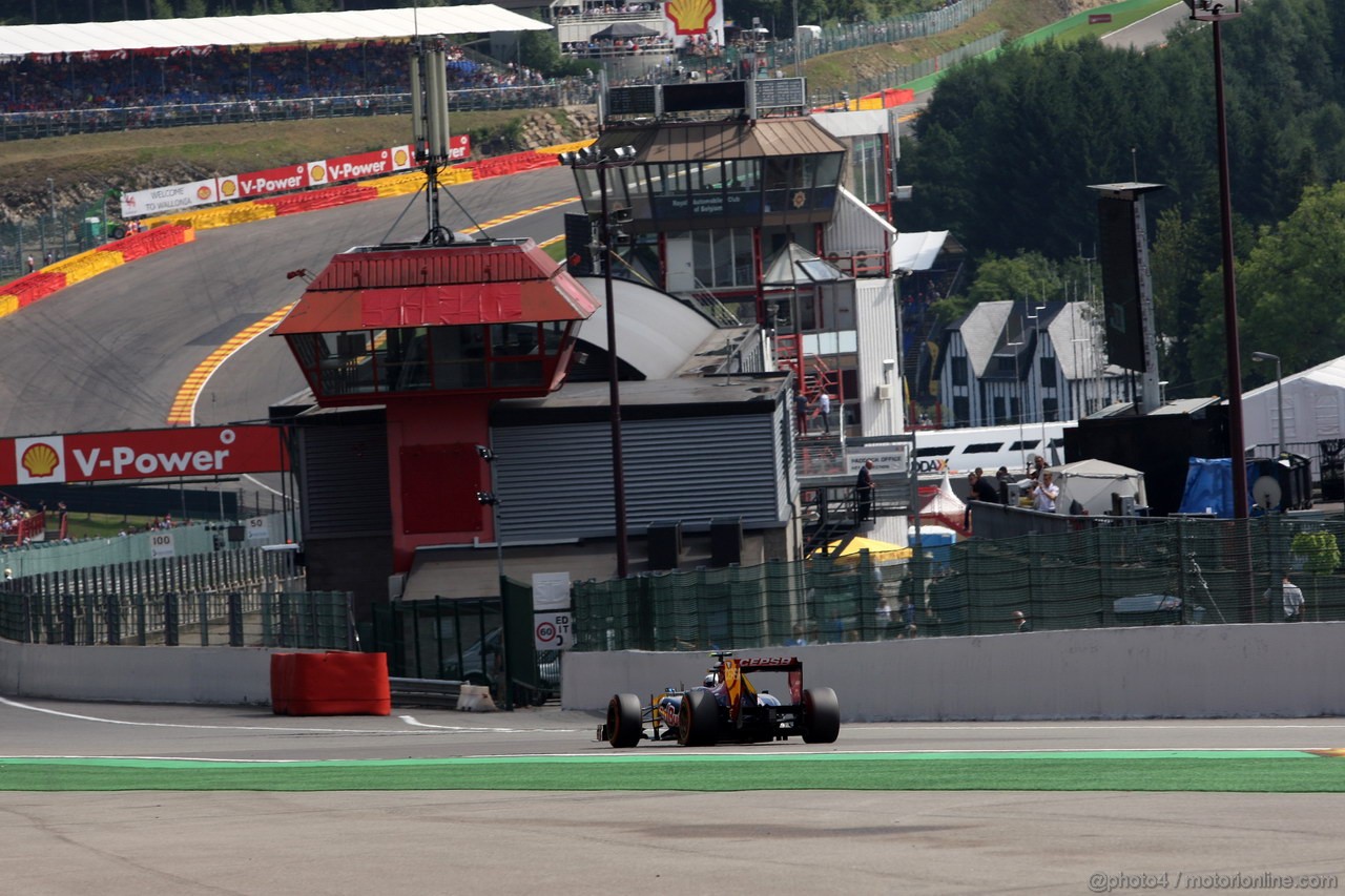 GP BELGIO, 23.08.2013- Prove Libere 2, Daniel Ricciardo (AUS) Scuderia Toro Rosso STR8 