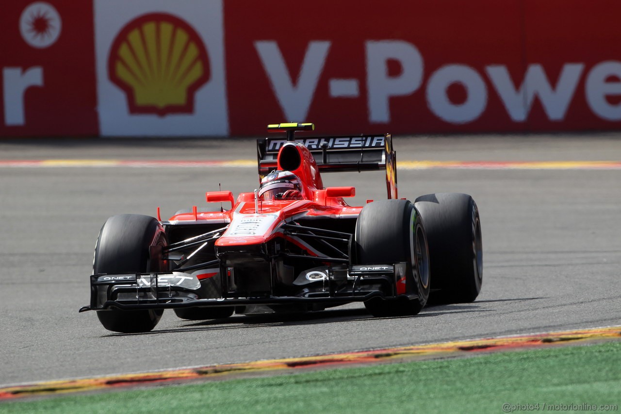 GP BELGIO, 23.08.2013- Prove Libere 2, Max Chilton (GBR), Marussia F1 Team MR02 