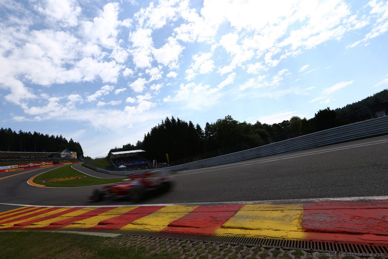 GP BELGIO, 23.08.2013- Prove Libere 2, Felipe Massa (BRA) Ferrari F138 