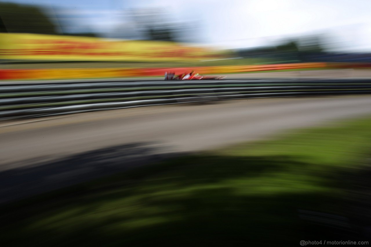 GP BELGIO, 23.08.2013- Prove Libere 2, Felipe Massa (BRA) Ferrari F138 