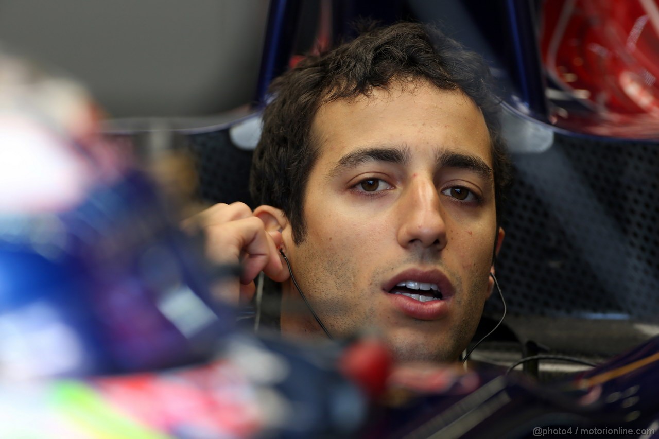 GP BELGIO, 23.08.2013- Prove Libere 2, Daniel Ricciardo (AUS) Scuderia Toro Rosso STR8 