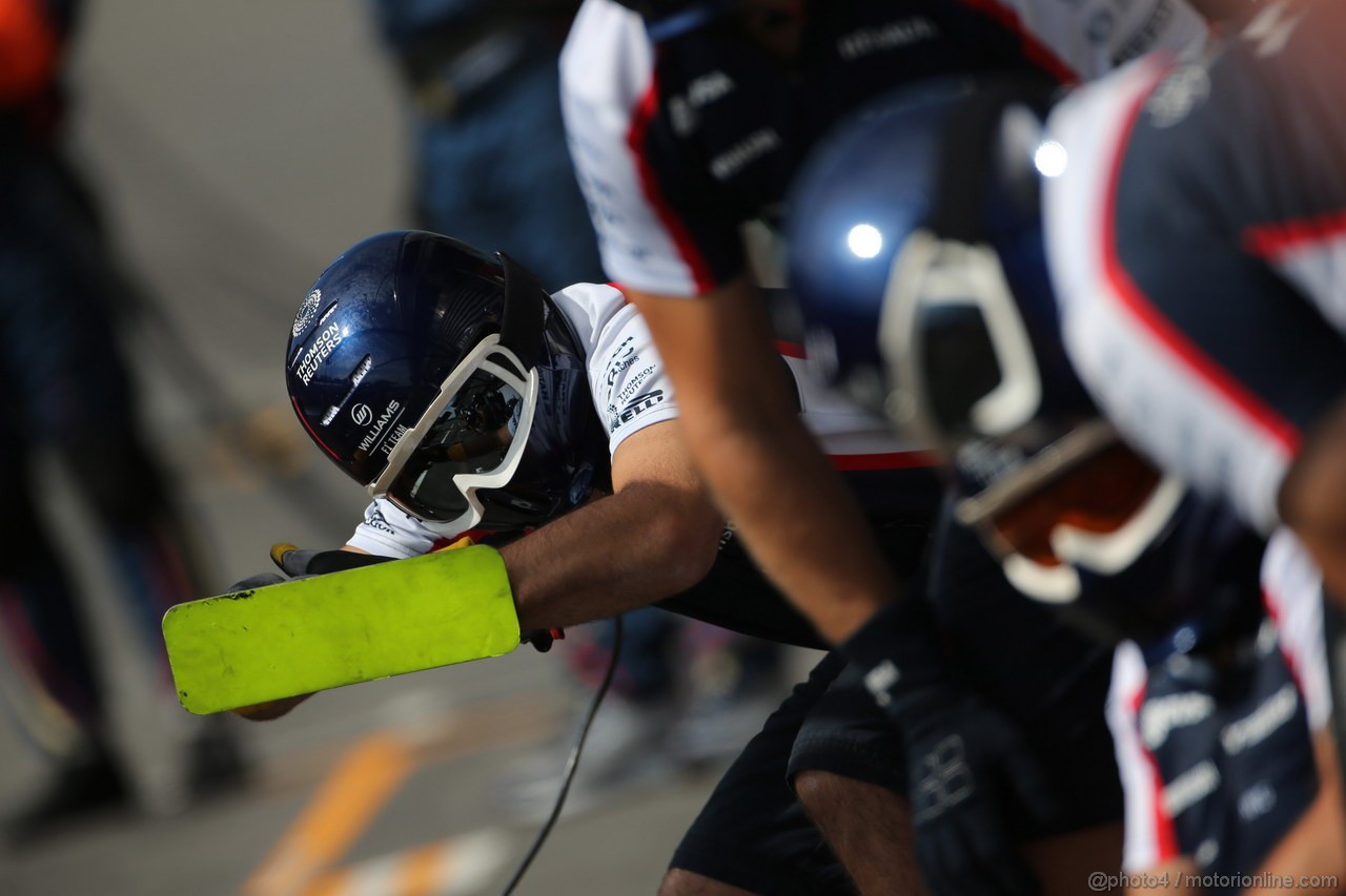 GP BELGIO, 23.08.2013- Prove Libere 2, Mechanics Williams