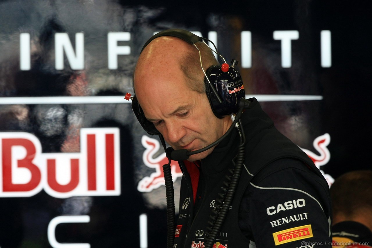 GP BELGIO, 23.08.2013- Prove Libere 2, Adrian Newey (GBR), Red Bull Racing , Technical Operations Director 