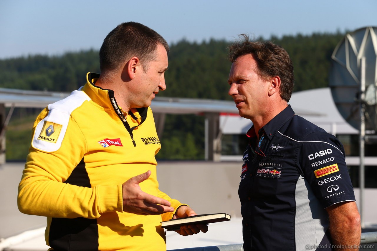 GP BELGIO, 23.08.2013- Christian Horner (GBR), Red Bull Racing, Sporting Director 