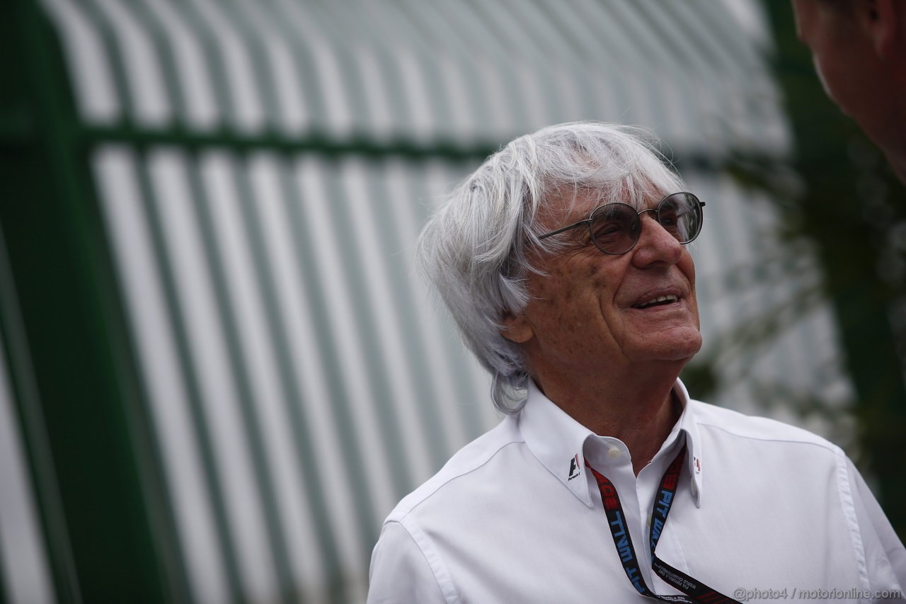 GP BRASILE, 24.11.2013 - Bernie Ecclestone (GBR), President e CEO of Formula One Management  