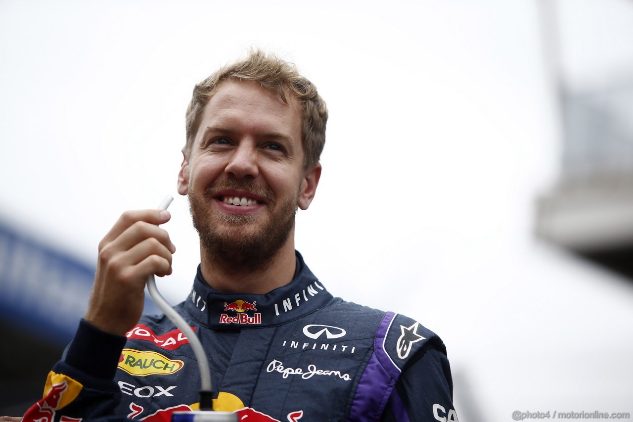 GP BRASILE, 24.11.2013 - Sebastian Vettel (GER) Red Bull Racing RB9