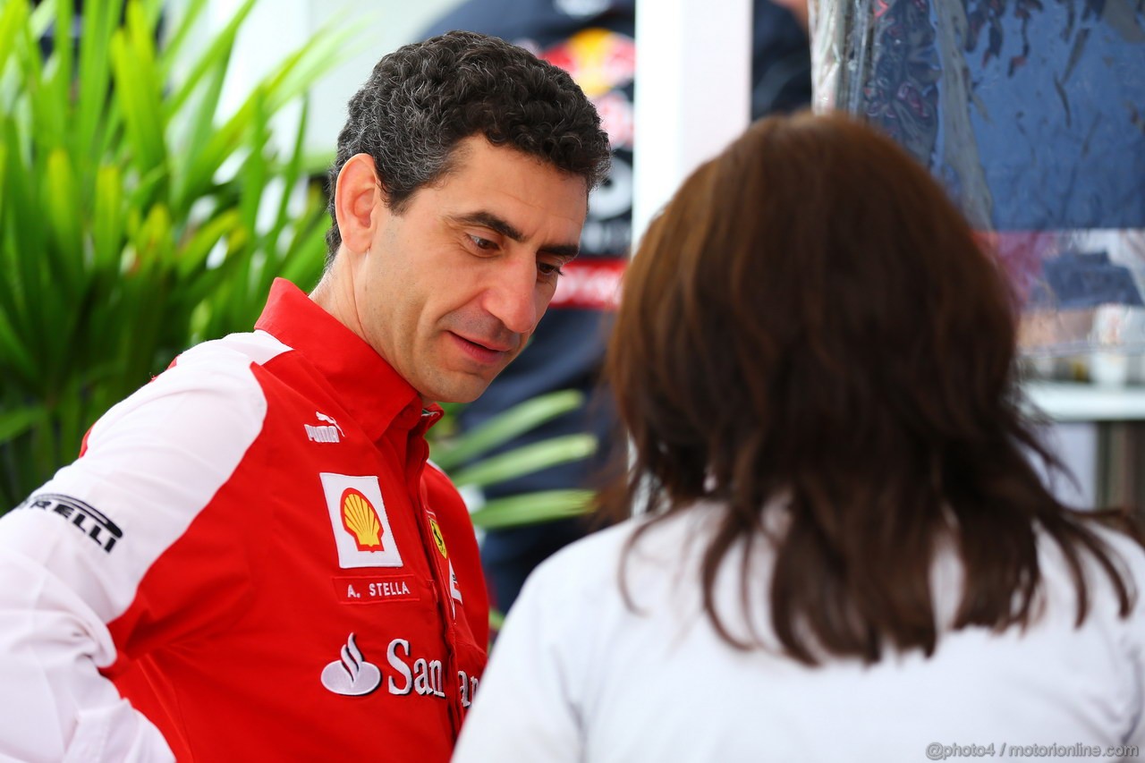 GP BRASILE, 24.11.2013 - Andrea Stella (ITA) Ferrari race Engineer 