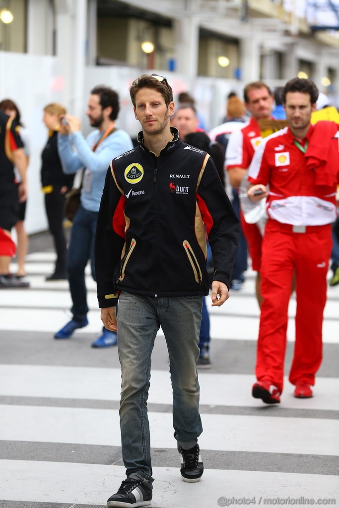 GP BRASILE, 24.11.2013 - Romain Grosjean (FRA) Lotus F1 Team E21 