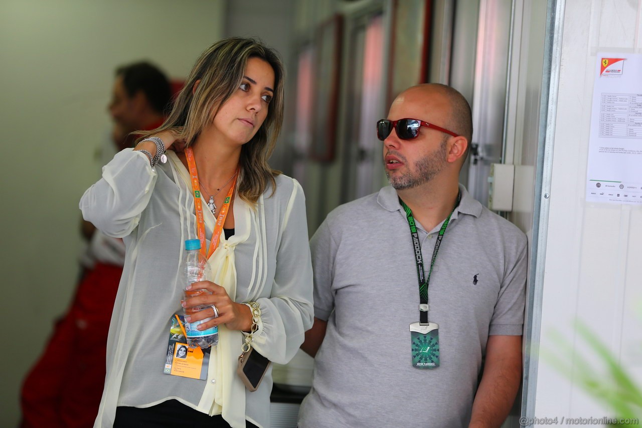 GP BRASILE, 24.11.2013 - Raffaela Bassi (BRA), wife of Felipe Massa (BRA) 