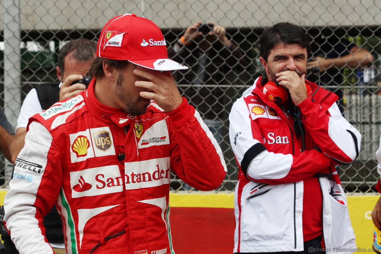 GP BRASILE, 24.11.2013 - Gara, Fernando Alonso (ESP) Ferrari F138 