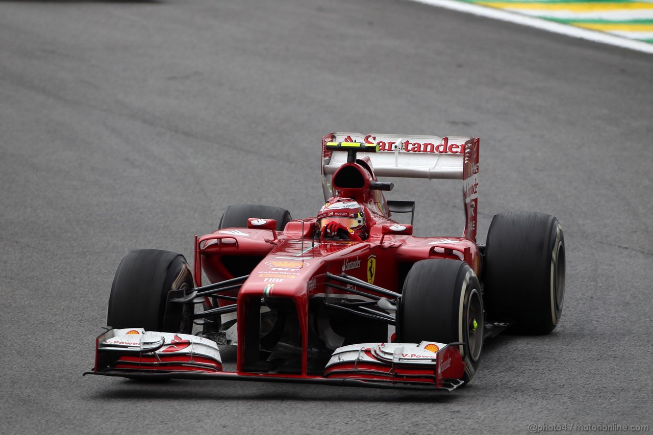 GP BRASILE, 24.11.2013 - Gara, Felipe Massa (BRA) Ferrari F138 