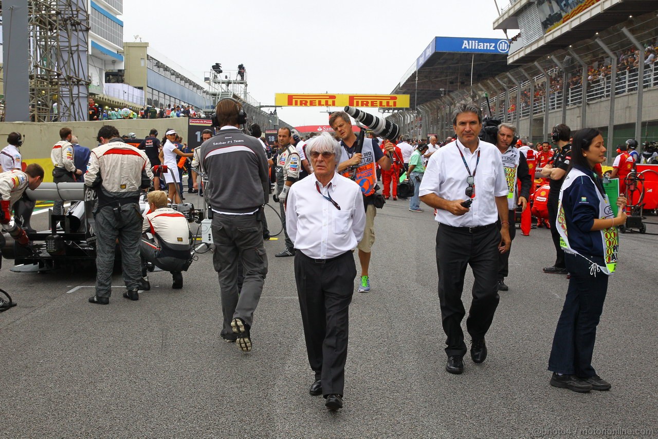 GP BRASILE, 24.11.2013 - Gara, Bernie Ecclestone (GBR), President e CEO of Formula One Management  