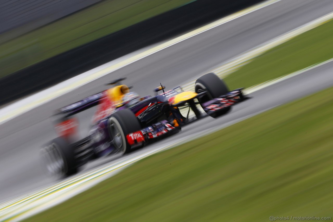 GP BRASILE, 24.11.2013 - Gara, Sebastian Vettel (GER) Red Bull Racing RB9