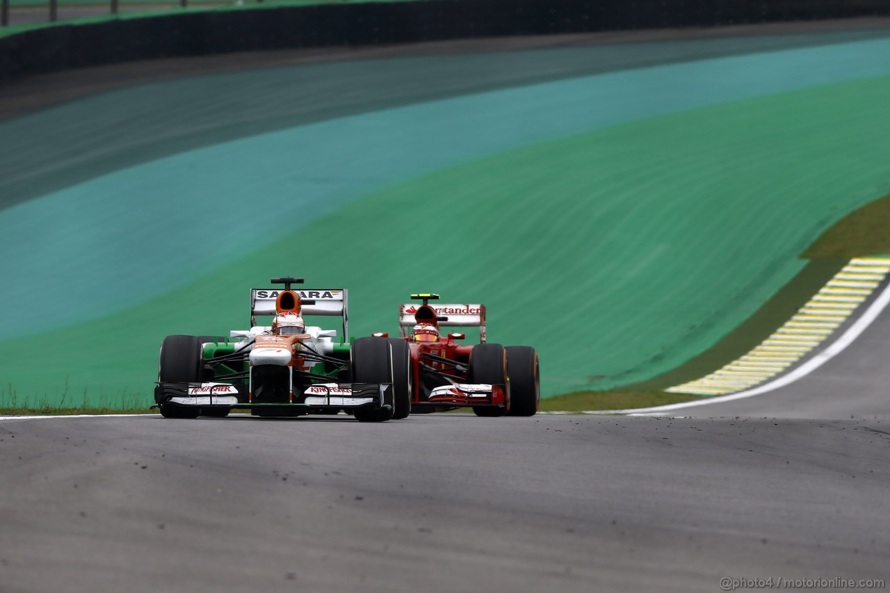 GP BRASILE, 24.11.2013 - Gara, Paul di Resta (GBR) Sahara Force India F1 Team VJM06 