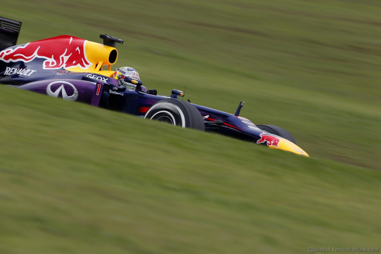 GP BRASILE, 24.11.2013 - Gara, Sebastian Vettel (GER) Red Bull Racing RB9 