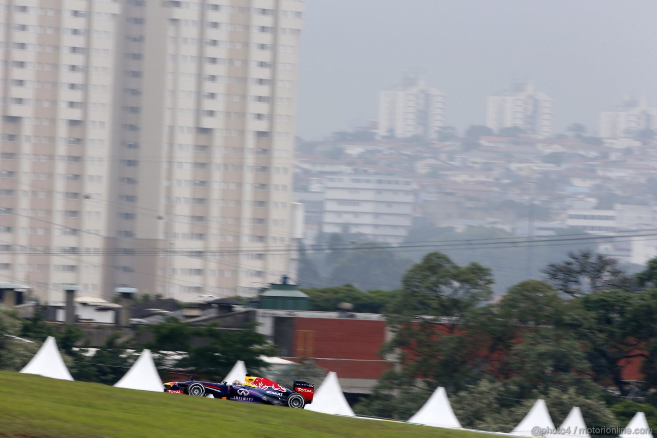 GP BRASILE, 24.11.2013 - Gara, Sebastian Vettel (GER) Red Bull Racing RB9 