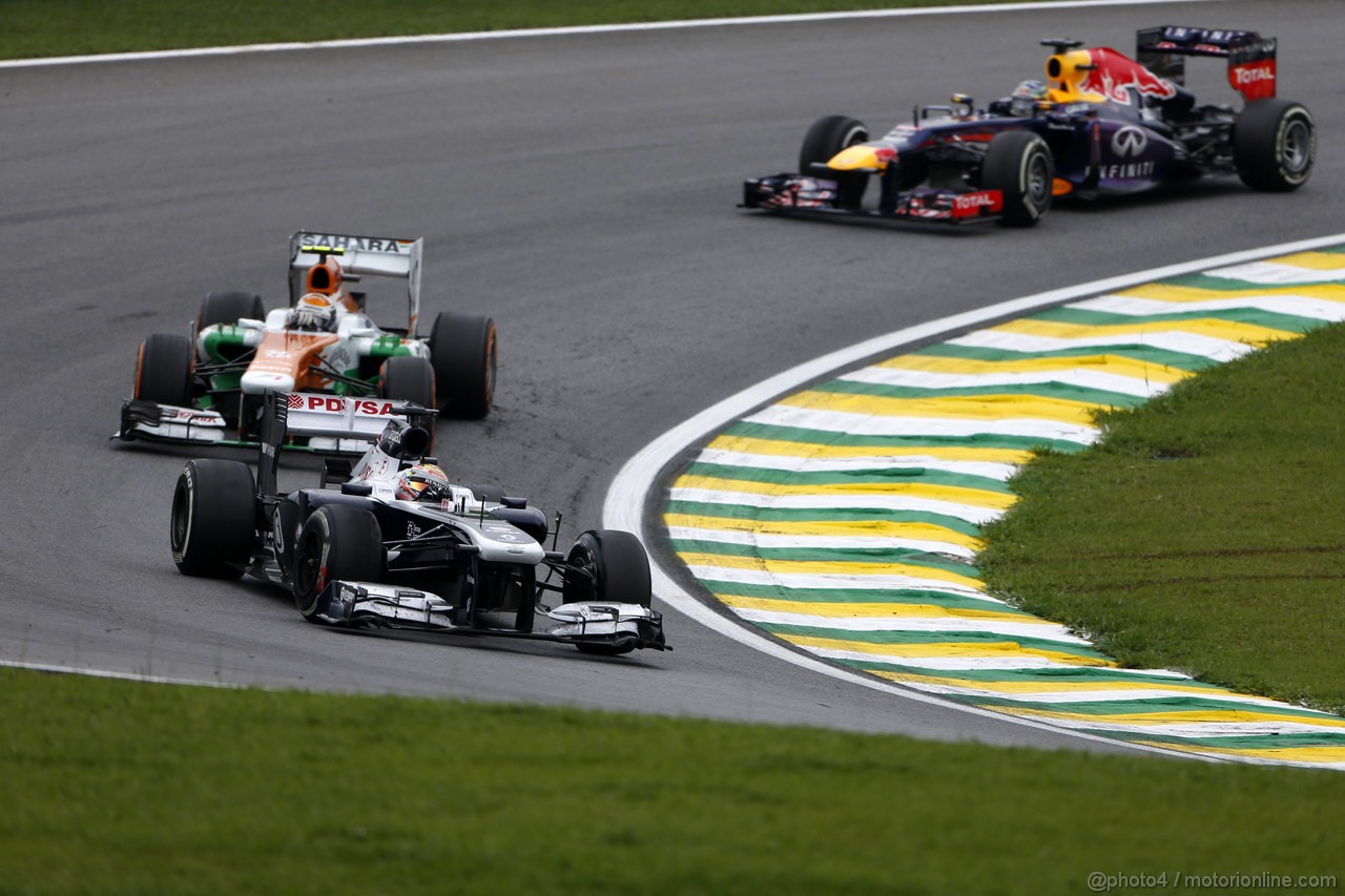 GP BRASILE, 24.11.2013 - Gara, Pastor Maldonado (VEN) Williams F1 Team FW35 